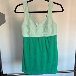 Lululemon Athletica Green Performance Tank Top